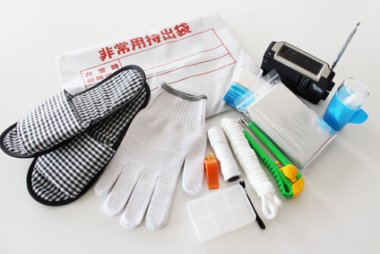 様々な防災グッズの準備が可能です（下記一例）
